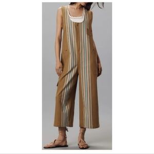 Anthropologie Pilcro Front-Zip Utility Overalls